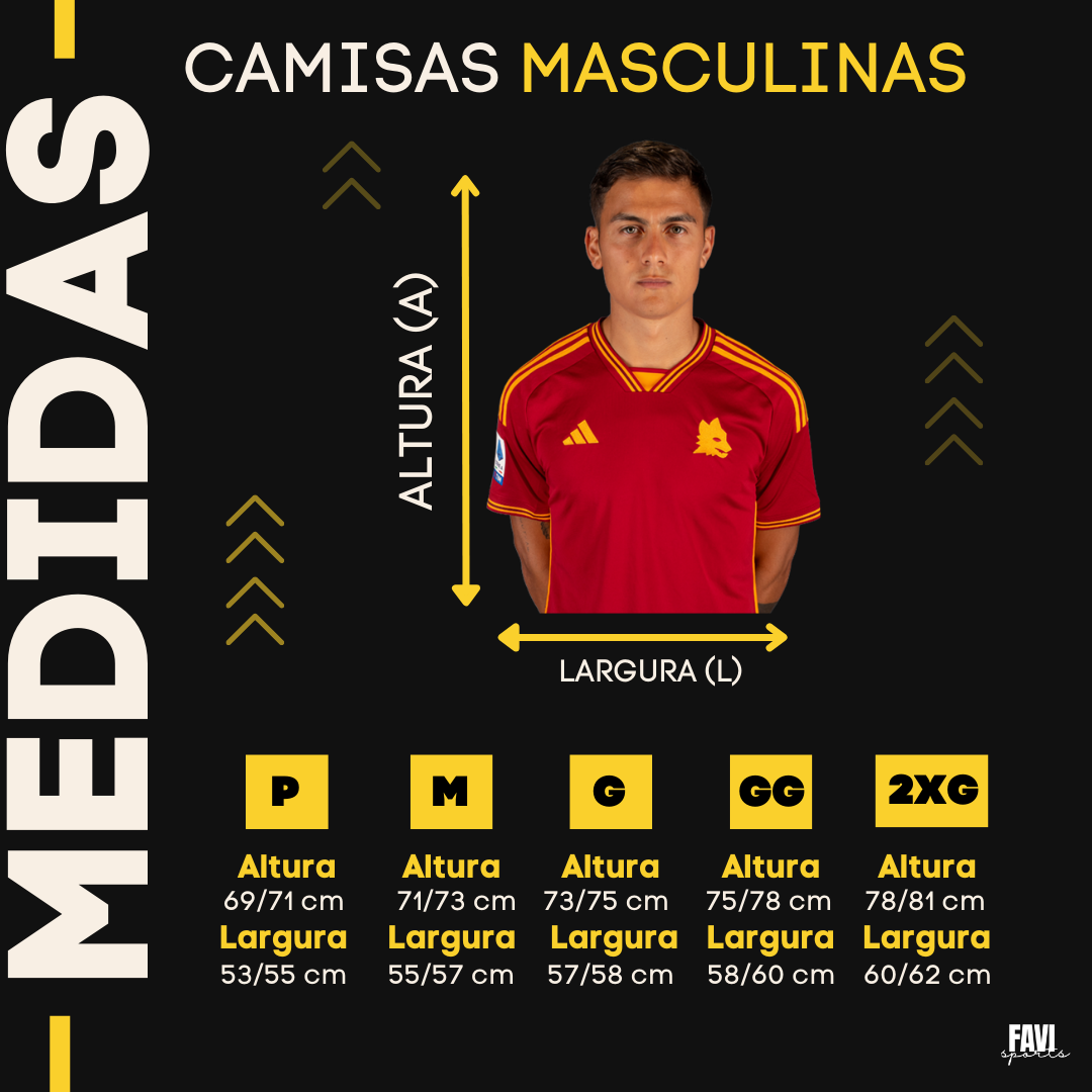 dybala camisa roma oficial tamanho
